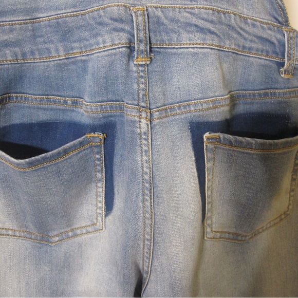 Preloved Cat and Jack denim jumpsuit size X-LARGE (14-16) - Picture 6 of 16